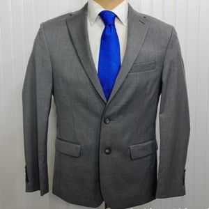KENNETH COLE Slim Fit Blazer Mens 40S Gray Sport Coat/Jacket/Blazer